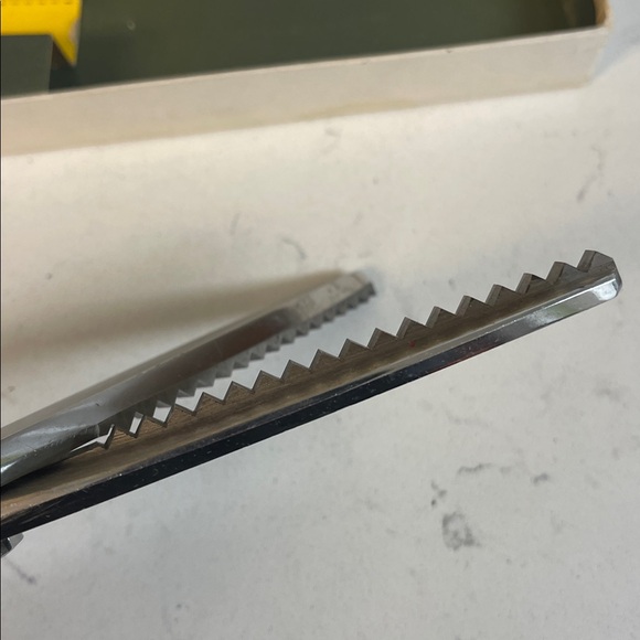 Vintage ELK Chrome Pinking Shears Chrome Plated Model “A” Size 9” - Picture 11 of 16